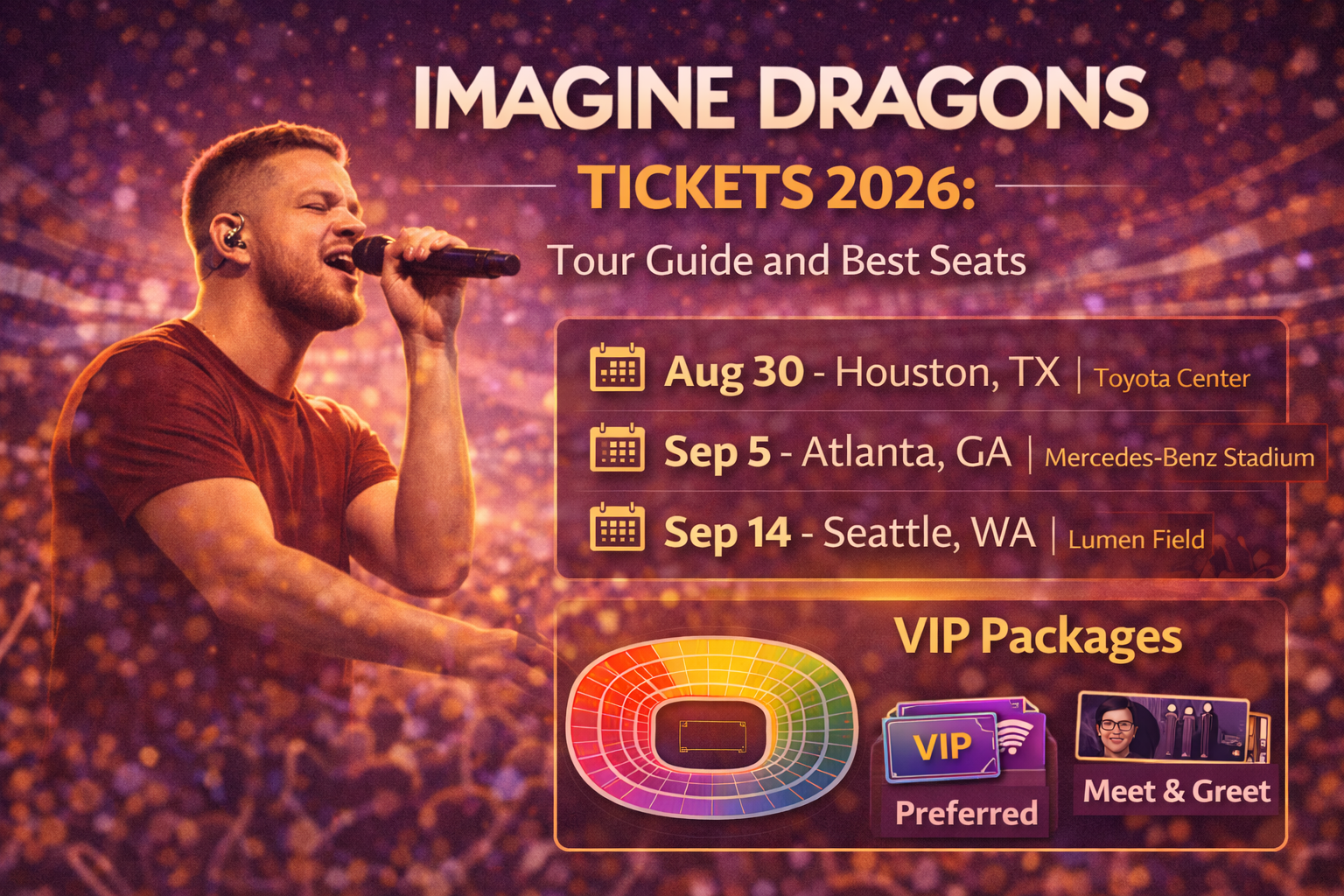 Imagine Dragons Tickets 2026: Tour Guide and Best Seats